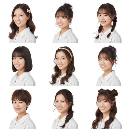 Character generation AI image generation showcase