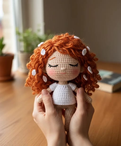 Q version plush doll AI image generation showcase