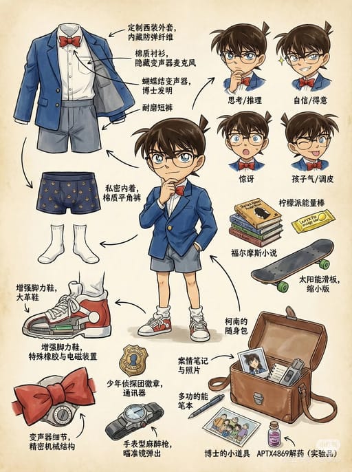 Detective character design sheet AI image generation showcase